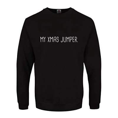 Image of Men&#039;s My Xmas Jumper Alternative Christmas Sweater Black