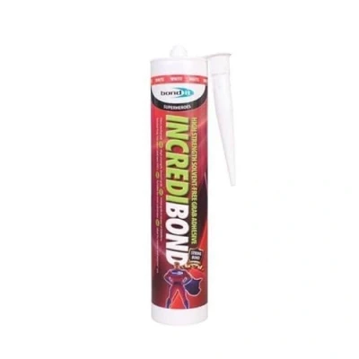 Image of Bond It Incredibond Grab Sealant Adhesive 310ml White Solvent Free Strong Rapid Stick Interior Exterio