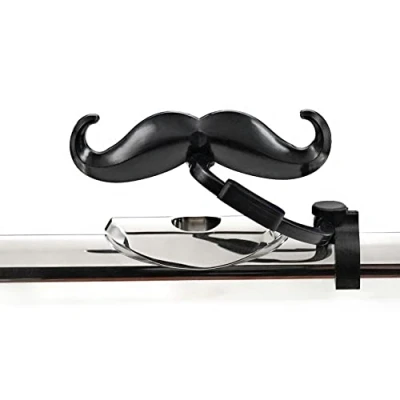 Image of Brasstache Flute Stache Clip on Mustache for