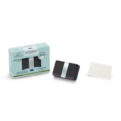 Image of Esteban Pur Lino Puro Rechargeable Car Diffuser with Ceramic Plate