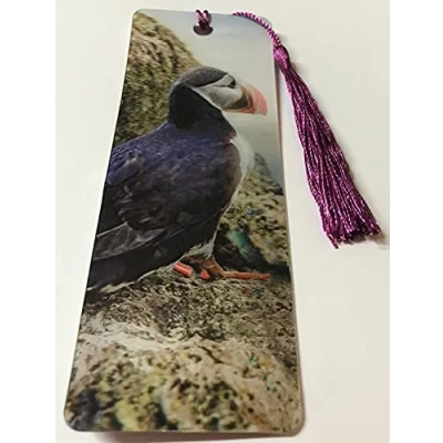 Image of sawley fine arts Scottish Puffin Lenticular Bookmark Ruler