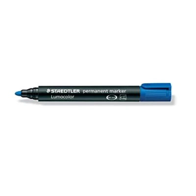 Image of Staedtler Permanent Marker 352 3 Markers, Polypropylene (Blue)