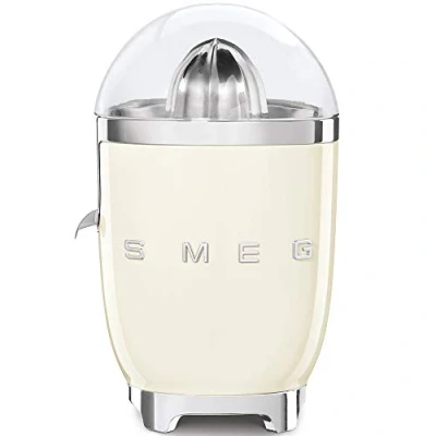 Image of Smeg CJF11CRUK Citrus Juicer, Aluminium, 70 W, Cream