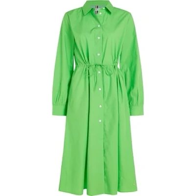 Image of Tommy Hilfiger Women 1985 Dress Summer, Green (Spring Lime), 38