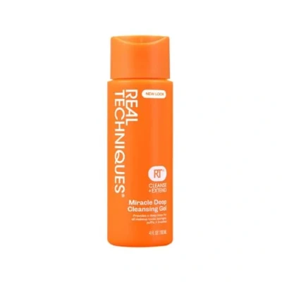Image of Real Techniques Brush + Sponge Cleansing Gel,Cruelty Free and Vegan, 118 ml Bottle