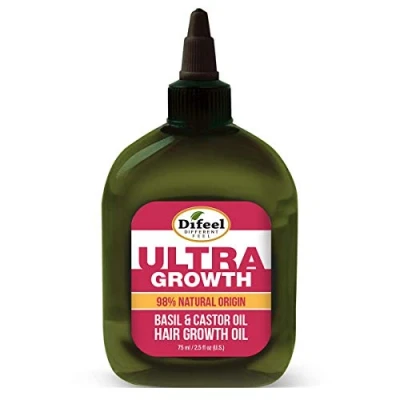 Image of Difeel Ultra Growth 98% Natural Basil and Castor Hair Oil 75 millilitres