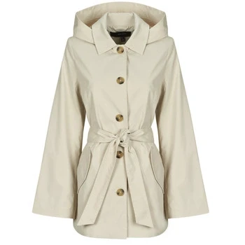 Image of VERO MODA Women&#039;s Vmneel Long Trench Coat, Oatmeal, S