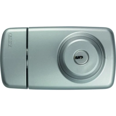 Image of ABUS 532962 7025 S Additional Door Lock with Internal and External Cylinder Silver