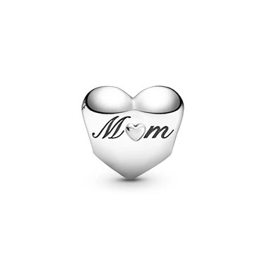 Image of Pandora Heart &amp; Clover Charm 799364C00
