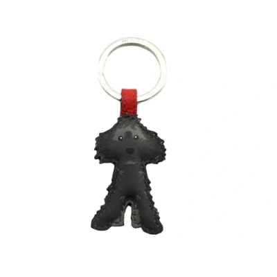 Image of Mala Leather Bertie The Cockapoo Dog Soft Keyring (Black)