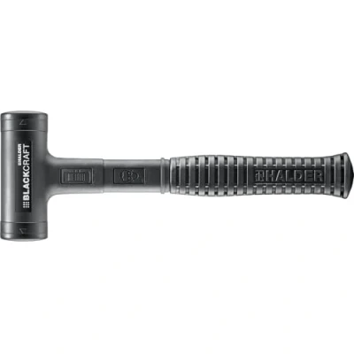 Image of Halder 3379040&quot;Blackcraft&quot; Anti Slip Soft Face Mallet, Multi Colour, 40 mm