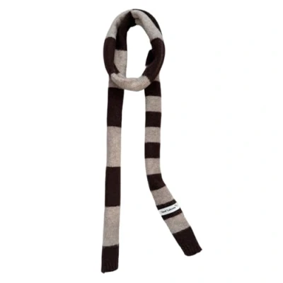 Image of WASTEBIN Stylish Women Skinny Scarf Cold Weather Knitted Neckerchief Multipurpose Scarves Winter Accessory
