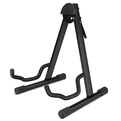 Image of Cello Stand Adjustable Folding A Frame Steel Support Guitar Rack Universal Musical Instrument Foldable Display Double Bass