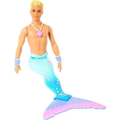 Image of Barbie Dreamtopia Merman Doll, Blonde Hair