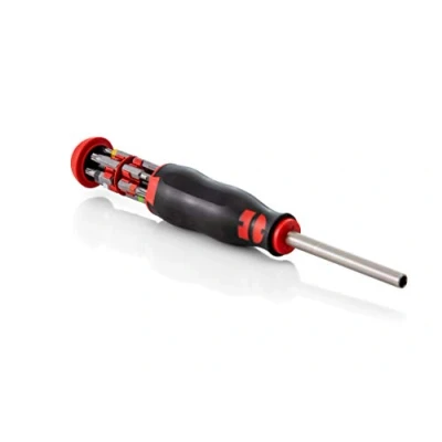 Image of Würth Schraubendreher Schraubenzieher mit Bit Magazin im Griff INKL. 12 Bits Sehr Praktisch ! Rundklinge Magnet NEU