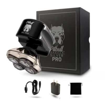 Image of Skull Shaver Silver PRO Men’s Electric Head Razor for and Face (UK Plug)