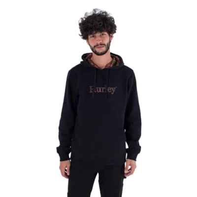 Image of Hurley Men&#039;s Trail Hoodie, Black, L