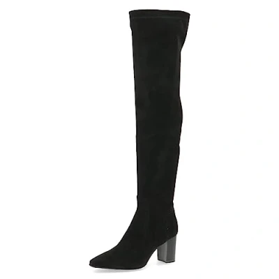Image of CAPRICE Women&#039;s 9 25521 41 Heeled Boots, Black Met Comb, 6 UK