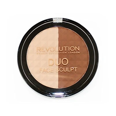 Image of Makeup Revolution Duo Face Sculpt Contouring and Highlighter 2 in 1 Pack of x 15 g