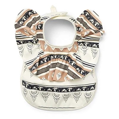 Image of Elodie Details Baby Feeding Bib for Toddlers Waterproof Scandinavian Design Desert Weaves