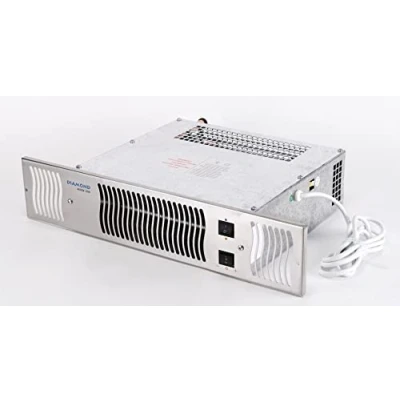 Image of Bidex Diamond 500 Central Heating Kitchen Plinth Heater: Stainless Steel Grille, Under cupboard heater