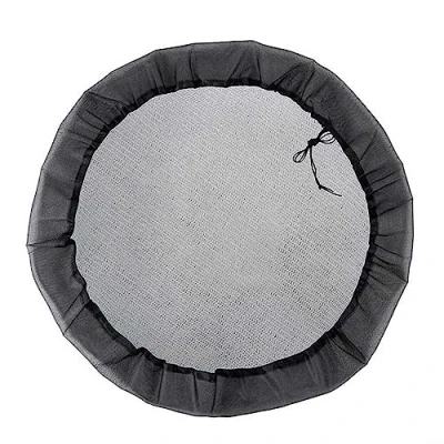 Image of Mesh Cover 110cm for Rain Barrels Water Butt net Barrel Adjustable Keep and Debris Out Of Your