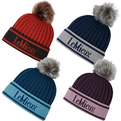 Image of LeMieux Womens Beanie Fig, Marine, Sienna &amp; Navy Blue