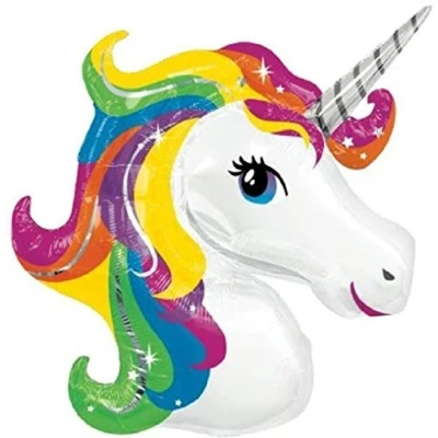 Image of Giant Unicorn Foil Balloon (Sold Deflated)