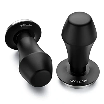 Image of Normcore 49.7mm Coffee Tamper V4 Spring Loaded Barista Tools Espresso with Mat for ROK Maker Flat Base