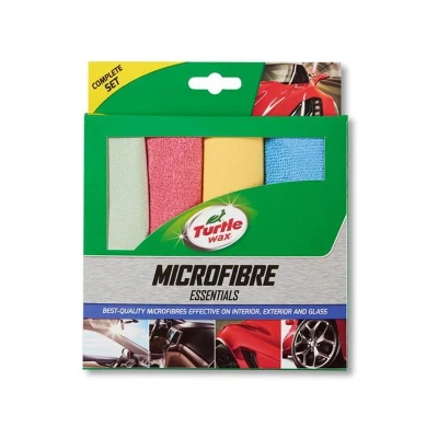 Image of Turtle Wax Essential Microfibre Cloths (Pack of 4) TWX9314