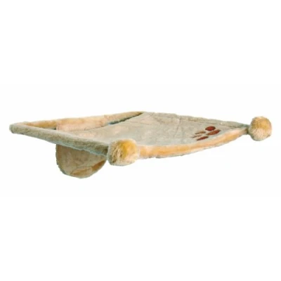 Image of Trixie 43511 Plush Hammock Style Seat for Wall Fixing 42 x 41 cm Beige