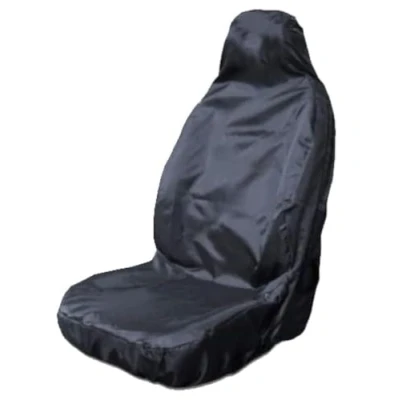 Image of Carseatcover UK Heavy Duty Black Waterproof Car Seat Cover Single (Airbag Friendly)