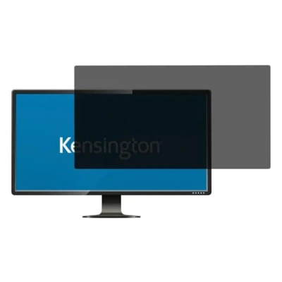 Image of Kensington Monitor Screen Privacy Filter 23.8 Inch, 16: 9, LG, ViewSonic, Samsung limits viewing angle supporting GDPR compliance, reduced blue light via anti glare coating