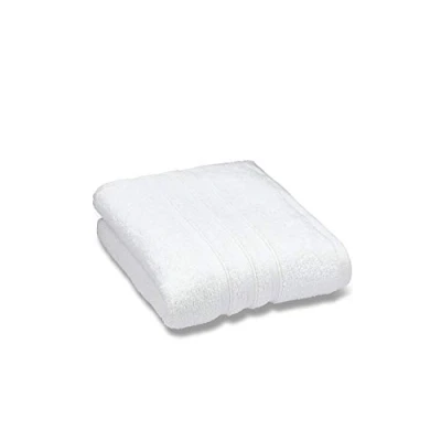 Image of Catherine Lansfield Zero Twist Soft &amp; Absorbent Cotton Bath Towel White