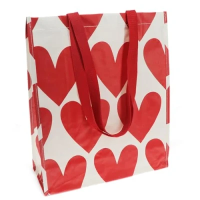 Image of Rex London Reusable Eco friendly Shopping Bag Choice Of Design (Hearts)