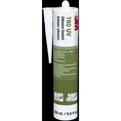 Image of 3M Hybrid Adhesive Sealant 760UV, Black, Plastic Cartdridge, 290 ml