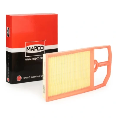 Image of 032129620C, 036129620C, 036129620F Air Filter MAPCO 60039 31,5mm 187,5mm 420mm Insert VOLKSWAGEN: Golf 4, Lupo / 3L, Polo III Hatchback