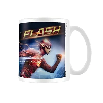 Image of DC Comics MG23162 The Flash Running Ceramic Mug, White