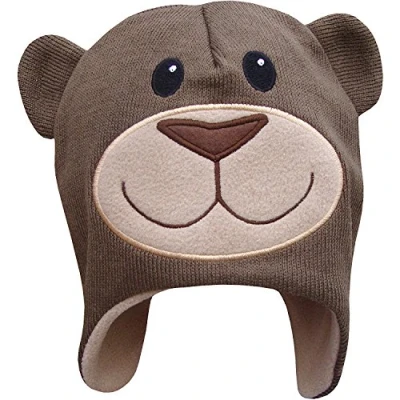Image of Boy&#039;s Peru Style Novelty Animals Thermal Winter Hat (Monkey)