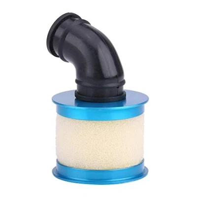 Image of RC Car Air Filter, Sponge Open Aluminium Alloy Filter Compatible with HSP 94122/188 1:10 Buggy Truck(Blue)