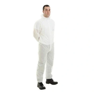 Image of Supertouch Supertex SMS Coverall Type 5/6 Protection Medium White Ref 17602 147050
