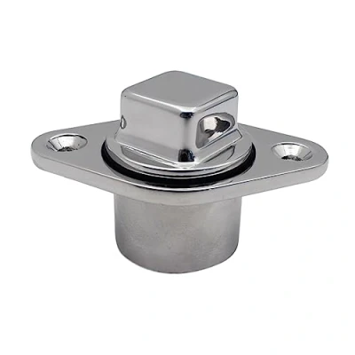 Image of Upgraded Drain Plug High Polished Stainless Steel Garboard Bilge Bung for Marine Hull Replace Hole Drainage Hardware