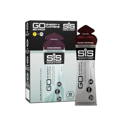 Image of Science in Sport Go Isotonic Energy Gel with Caffeine, Double Espresso, 60ml (6 Packs)