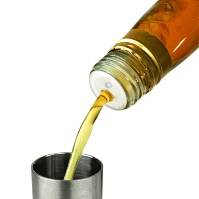 Image of bar@drinkstuff Cap On Freeflow Pourer Set of 36 Bottle Pourers, Spirit Liqueur Hygienic Speed