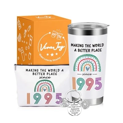 Image of VivaJoy 30th Birthday Gifts for Women Rainbow Mugs, Personalised 30 Year Old Lady Present Ideas Mum, Best Friend, Sister, Wife, Funny Her