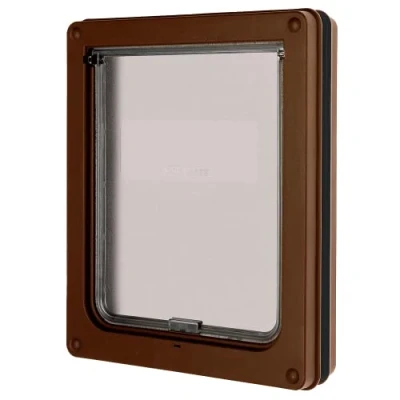 Image of Dog Mate Lockable Medium Door, Brown (215B)