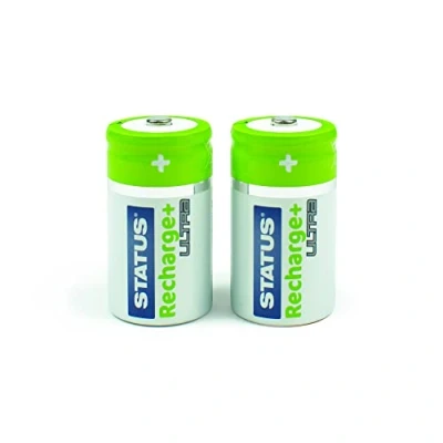 Image of Status D2500 NiMH Rechargeable Batteries, 2 Pack
