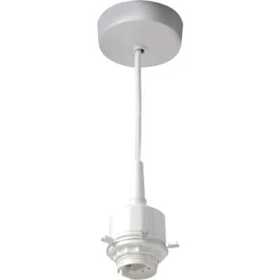Image of Greenbrook 9 Inch G24 4 Pin Low Energy Pendant Set Fluorescent Light Fitting