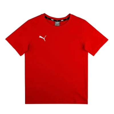 Image of Puma Boys&#039; teamGOAL 23 Casuals Tee Jr T Shirt, Red, 152
