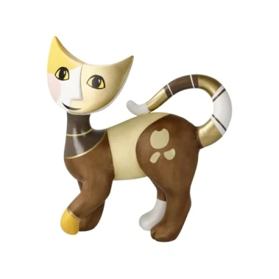 Image of Goebel Lara Rosina Wachtmeister 31 400 96 1 Figurine Cat World Bisque Porcelain Multi Coloured Size: 17 x 6.5 18.5 cm